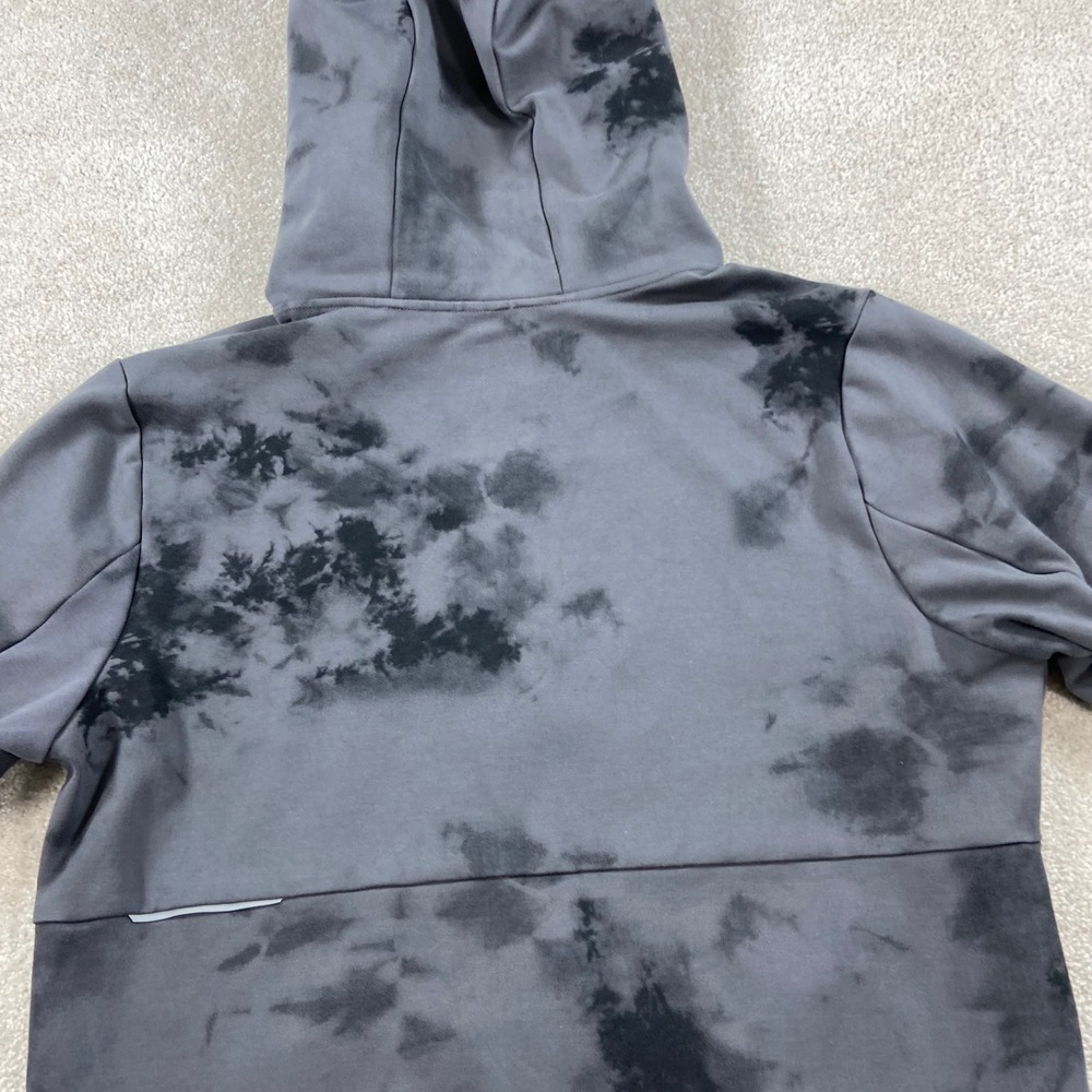 Roark Run Amok El Morro Motorhead Hoodie Mens Medium Grey Tie Dye Full Zip - Picture 9 of 14